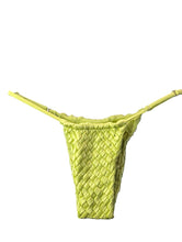 Load image into Gallery viewer, ISA BOULDER Bikini Bottoms Green Weavestring Juice Strappy S NEW RRP 165
