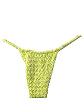 Load image into Gallery viewer, ISA BOULDER Bikini Bottoms Green Weavestring Juice Strappy S NEW RRP 165
