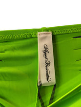 Load image into Gallery viewer, AGENT PROVOCATEUR Bikini Bottom Green Dakotta Strip Rip Cut Out UK10 NEW RRP 225
