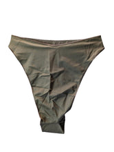 Load image into Gallery viewer, OSEREE Bikini Bottoms Brown Eco 90s Retro Chocolate Strap S NEW RRP 110
