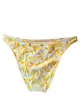 Load image into Gallery viewer, PEONY Bikini Bottoms Yellow High Line Daffodil Pattern S NEW RRP 190
