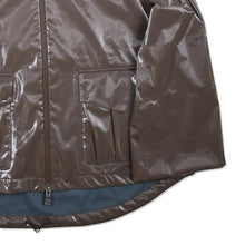 Load image into Gallery viewer, HERNO Ladies Laminar Waterproof Cape Jacket Brown Size 38 NEW RRP660
