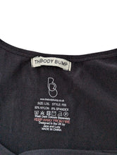 Load image into Gallery viewer, BODY BUMP Ladies Black Halter Vest Stretch Nylon Maternity Tank Top L/XL NEW
