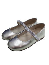 Load image into Gallery viewer, BABYWALKER Luminosa Mary Jane Flat Girl Golden Leather Shoe UK7 NEW RRP 107
