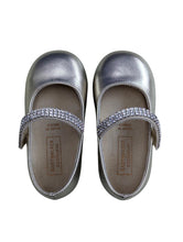 Load image into Gallery viewer, BABYWALKER Luminosa Mary Jane Flat Girl Golden Leather Shoe UK4 NEW RRP 107
