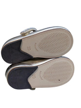 Load image into Gallery viewer, BABYWALKER Luminosa Mary Jane Flat Girl Golden Leather Shoe UK4 NEW RRP 107

