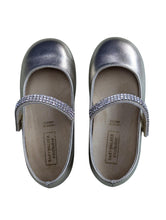 Load image into Gallery viewer, BABYWALKER Luminosa Flat Crystal Strap Gold Leather Shoe UK7 NEW RRP 107
