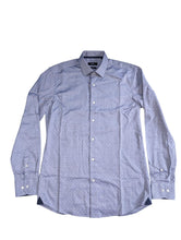 Load image into Gallery viewer, HUGO BOSS Men&#39;s Blue Patterned Cotton Dress Shirt Size 38 NEW RRP 120
