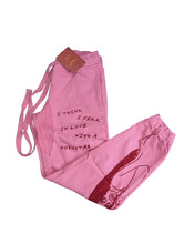 Load image into Gallery viewer, MASON NEWMAN Ladies Pink Cotton Jogger Bottoms S NEW RRP 120
