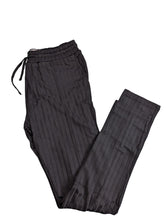 Load image into Gallery viewer, PREVU Girls Black Tracksuit Bottoms Slim Fit Luxury Stripe Trousers M NEW RRP120
