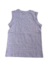 Load image into Gallery viewer, OVS Boys Grey Dog Cycling Cotton Vest Sleeveless Top 4 Years NEW RRP15
