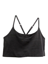 Load image into Gallery viewer, GIRLFRIEND COLLECTIVE Ladies Black Stretch Halter Neck Vest Top L NEW RRP38
