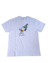 Load image into Gallery viewer, SOULLAND Men&#39;s White Browns Snoopy Peanuts Cotton T-Shirt Graphic L NEW RRP 105
