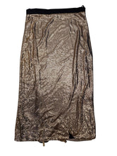 Load image into Gallery viewer, CHRISTOPHER KANE Ladies Gold Mesh Chainlink Metal Layered Skirt UK8 NEW RRP
