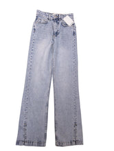 Load image into Gallery viewer, LES COYOTES Ladies Light Blue Cotton Jeans Mom High Waist W24 NEW RRP 145

