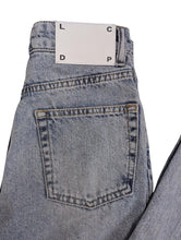 Load image into Gallery viewer, LES COYOTES Ladies Light Blue Cotton Jeans Mom High Waist W24 NEW RRP 145
