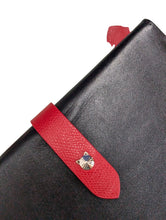 Load image into Gallery viewer, A BATHING APE Ladies Cut Out Logo Leather Black Red Wallet NEW RRP 215
