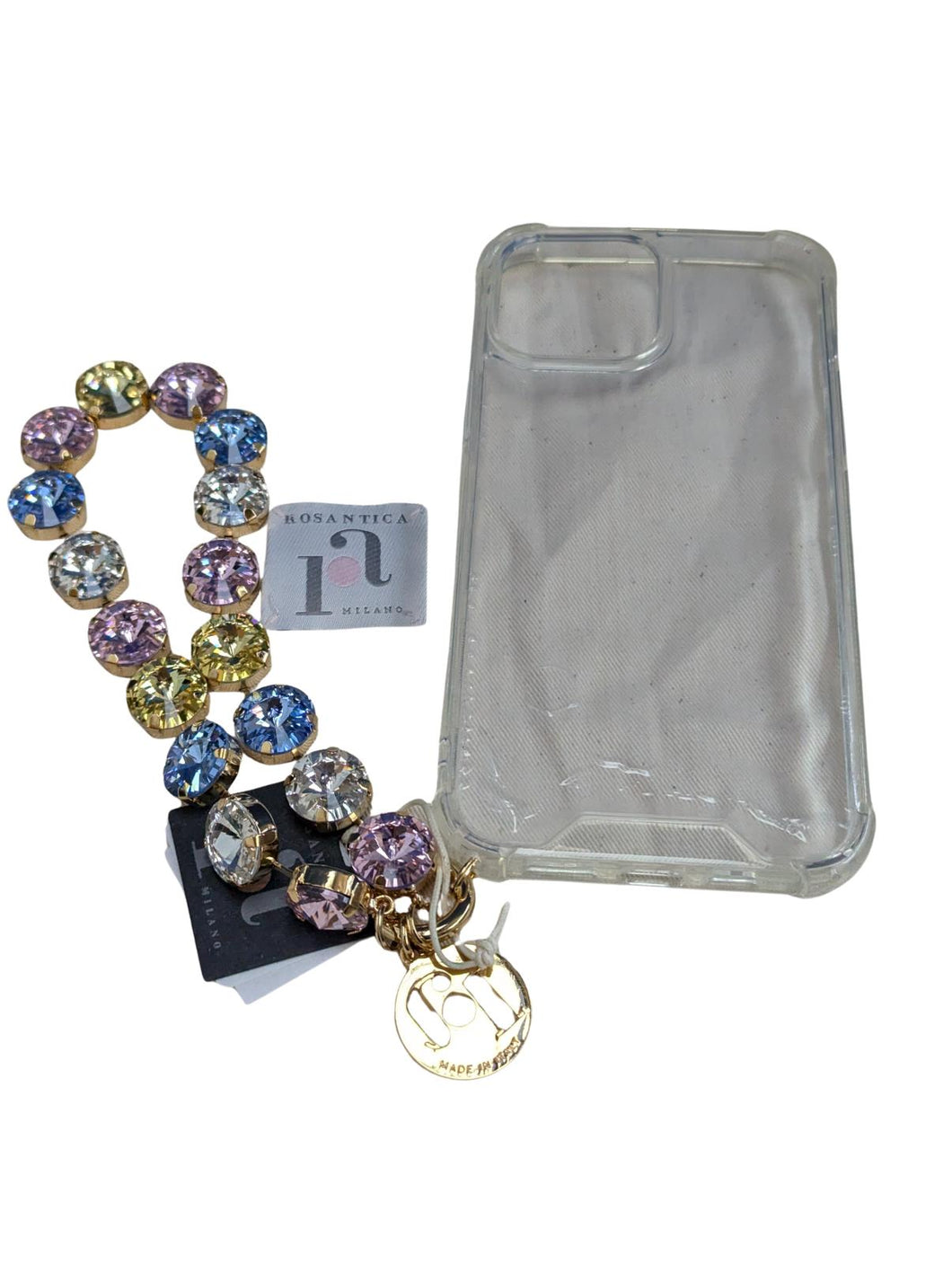 ROSANTICA Bumper Cover Case Apple iPhone 12 Pro Crystal Lanyard NEW RRP 208