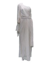Load image into Gallery viewer, MARIA LUCIA HOHAN Ladies Beige Silk Ball Gown Midi Dress UK10 RRP 1700
