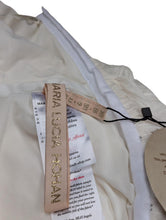 Load image into Gallery viewer, MARIA LUCIA HOHAN Ladies Beige Silk Ball Gown Midi Dress UK10 RRP 1700
