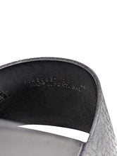 Load image into Gallery viewer, HUGO BOSS Men&#39;s Black Leather Upper Pattern Slider Sandal UK 6 RRP 205
