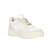 Load image into Gallery viewer, STEVE MADDEN Darma Trainer Low Top White Panelled Gold Accent UK4 RRP120
