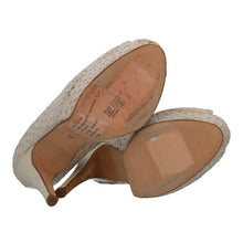 Load image into Gallery viewer, BLUMARINE Court Shoes High Heel Open Toe Beige UK5 RRP250
