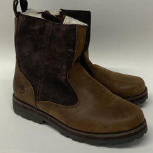 Load image into Gallery viewer, TIMBERLAND Shearling Style Brown Lined Warm Leather Boot Boot Ladies UK4
