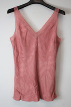 Load image into Gallery viewer, TED BAKER Ladies Coral Pink V-Neck Check Detail Camisole Vest Top Size M BNWT
