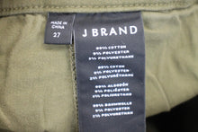 Load image into Gallery viewer, J BRAND Ladies Green Cotton Jose High Rise Tapered Skinny Trousers Size 27 BNWT
