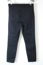 Load image into Gallery viewer, PAIGE Ladies Black Cotton Blend Margot Crop Tapered Jeans Size 28
