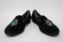 Load image into Gallery viewer, TORY BURCH Ladies Black Velvet Embroidered Easton Flat Shoes US9.5 UK6.5
