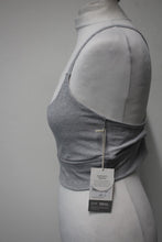 Load image into Gallery viewer, VUORI Light Grey Heather Longline Elevation Activewear Sports Bra Top L NEW
