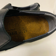 Load image into Gallery viewer, BIRKENSTOCK Ladies Black Leather Sneaker Trainer Slip On Plimsole UK7.5

