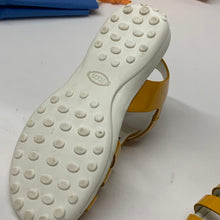 Load image into Gallery viewer, TOD&#39;S Girls Yellow Sandalo Schiava Wave Classic Sandal Junior Shoe UK9
