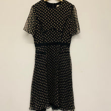 Load image into Gallery viewer, JASON WU Black Ladies Shift Round Neck Short Sleeve Dress Size S
