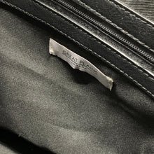 Load image into Gallery viewer, GREAT PLAINS LONDON Handbag Black Shoulder Bag Zipper Gold Accents Bag Size L
