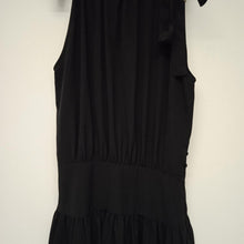 Load image into Gallery viewer, ZIMMERMANN Ladies Black Sleeveless Flowing Waist Band Midi Length Dress UK10
