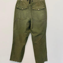 Load image into Gallery viewer, RAG &amp; BONE Green Ladies Lightweight Summer Cargo Pant Trousers Size UK W28 L27
