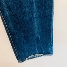 Load image into Gallery viewer, FRAME Blue Ladies Distressed Wash Le Piper Straight Jeans Size UK W30 L27
