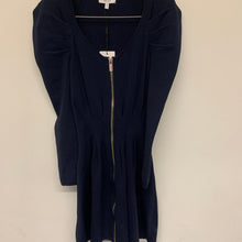 Load image into Gallery viewer, REISS Ladies Blue Navy Seidel Knee length Full Zip Mckenzie Dress S
