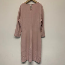 Load image into Gallery viewer, WINSER LONDON Ladies Pink Shift Knee Length Long Sleeve Dress UK14
