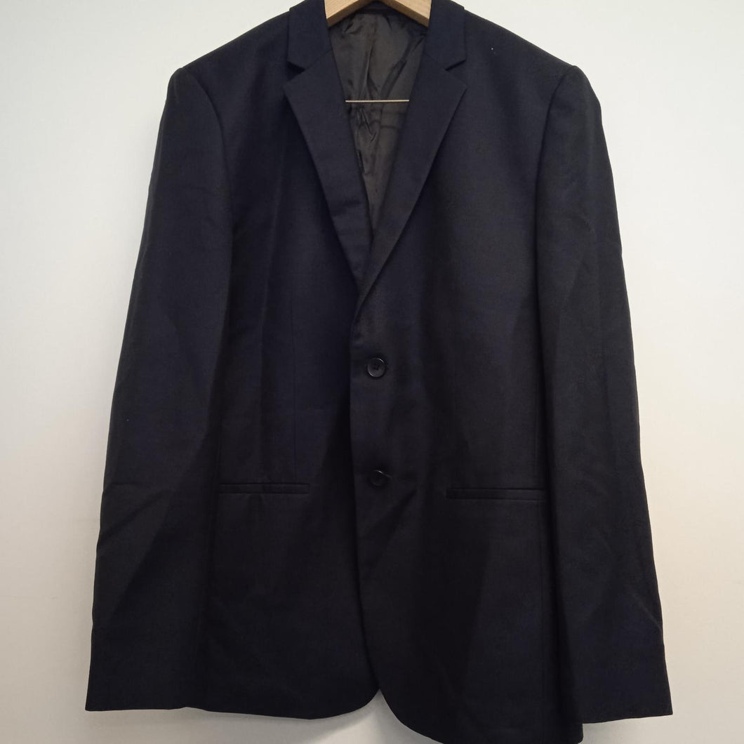 THEORY Blue Men's Long Sleeve Collared Basic Jacket Blazer Size UK M