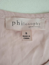 Load image into Gallery viewer, PHILOSOPHY Ladies Blush Pink Round Neck Sleeveless Camisole Top Size S

