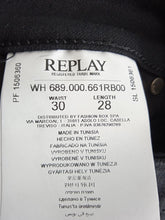 Load image into Gallery viewer, REPLAY Ladies Black Cotton Blend Hyperflex New Luz Skinny Jeans W30 L28 NEW
