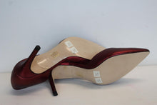 Load image into Gallery viewer, L.K.BENNETT Ladies Flossie Red Leather Pointy Stiletto D&#39;Orsay Pumps EU41 UK8
