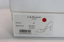 Load image into Gallery viewer, L.K.BENNETT Ladies Flossie Red Leather Pointy Stiletto D&#39;Orsay Pumps EU41 UK8
