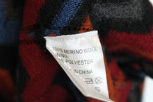 Load image into Gallery viewer, EAST Ladies Multicolour Merino Wool Zig-Zag Half Sleeve Knit Dress EU42 UK14
