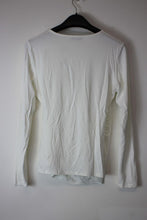 Load image into Gallery viewer, KETTLEWELL Ladies White Long Sleeve Wrap Top Size S
