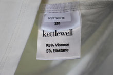 Load image into Gallery viewer, KETTLEWELL Ladies White Long Sleeve Wrap Top Size S
